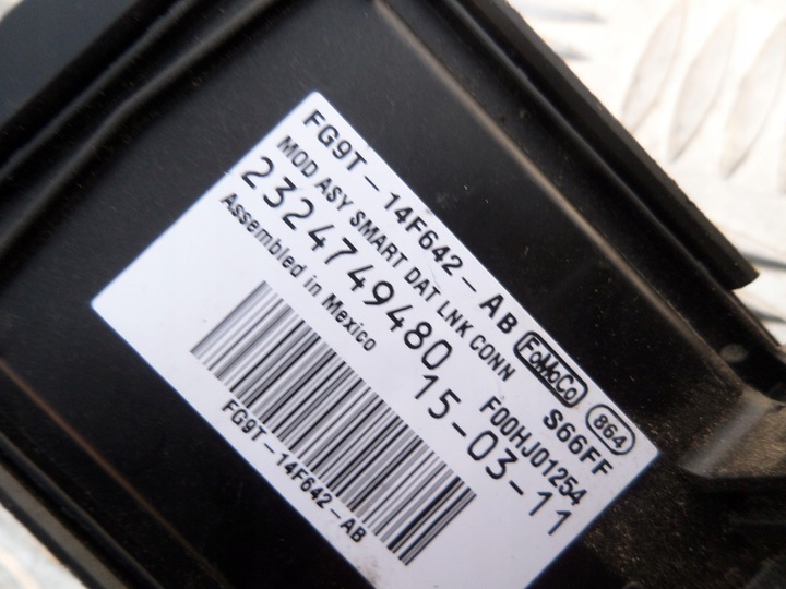 фото №3, Ford fusion модуль комфорту fg9t-14f642-ab