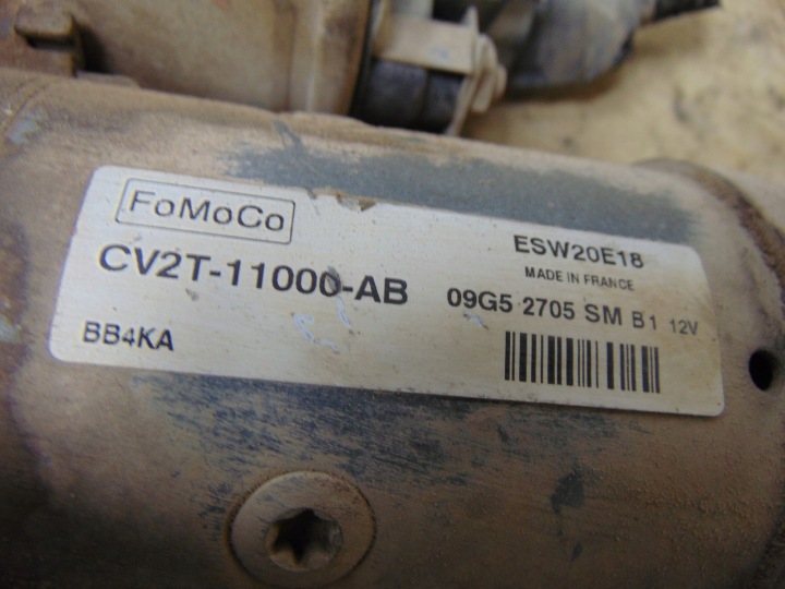 фото №13, Стартер ford courier 1.5 tdci cv2t-11000-ab