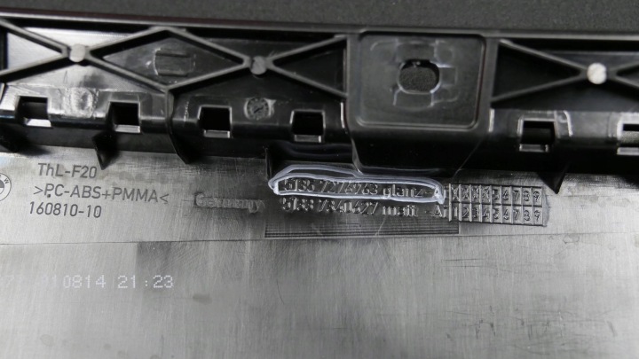 фото №10, Bmw f20 молдинг накладка защита стойка b левое зад 7276963