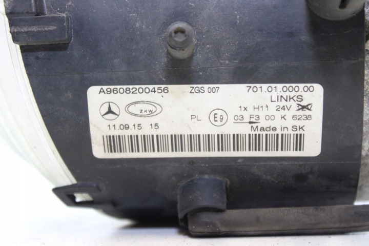 фото №9, Галоген левое mercedes actros mp4 a9608200456 оригинал