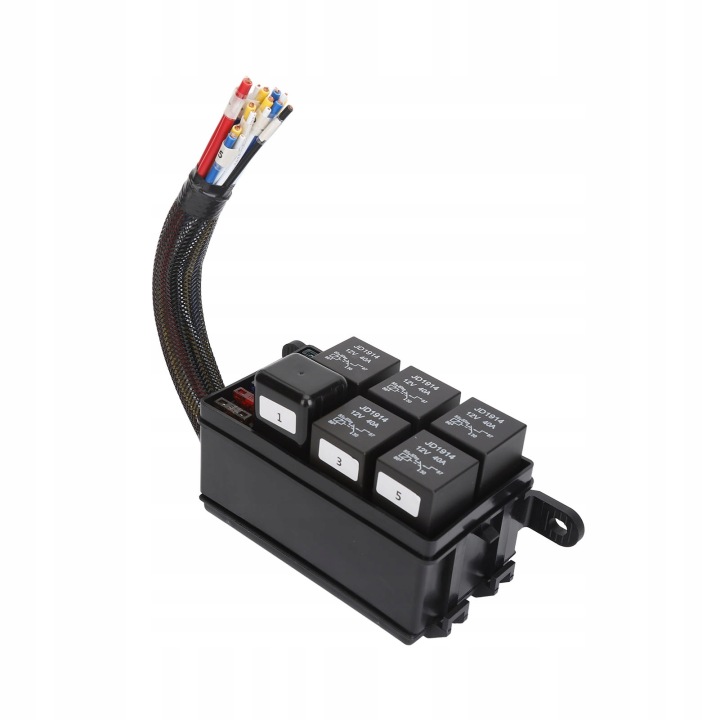 фото №9, Комплект коробка реле предохранителей 12v з przedprzewodzeniem 5pin