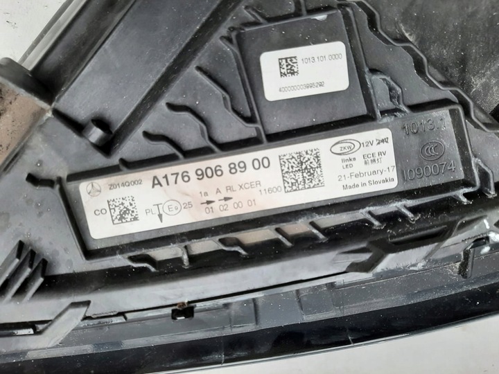 фото №11, Mercedes a класс w176 рестайлинг лампа левая перед передняя полный led a1769068900