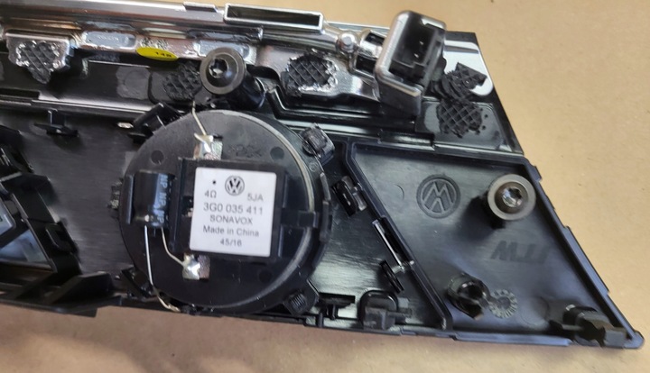 фото №11, Dekor ручка двері лівий перед планка ambiente led vw passat b8 3g оригінальний номер європа