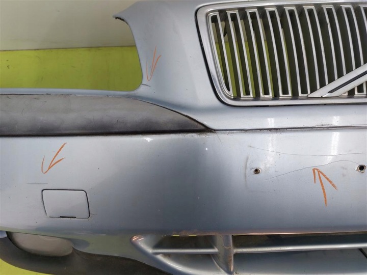 фото №10, Бампер перед передний volvo s80 i 98-04 передний рестайлинг steel синий металлик