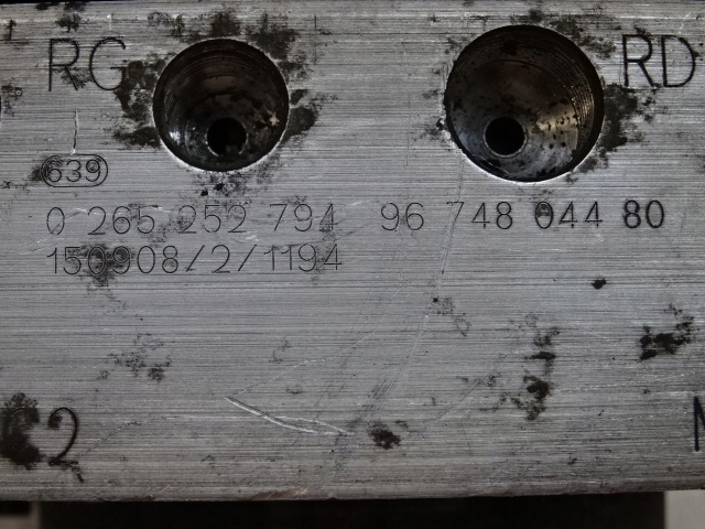 фото №8, Citroen c5 iii x7 насос тормозная блок управления abs 0265252794 9674804480