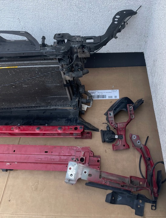 фото №3, Jaguar f-pace x761 3.0d pas переднє радіатор підсилювач комплект