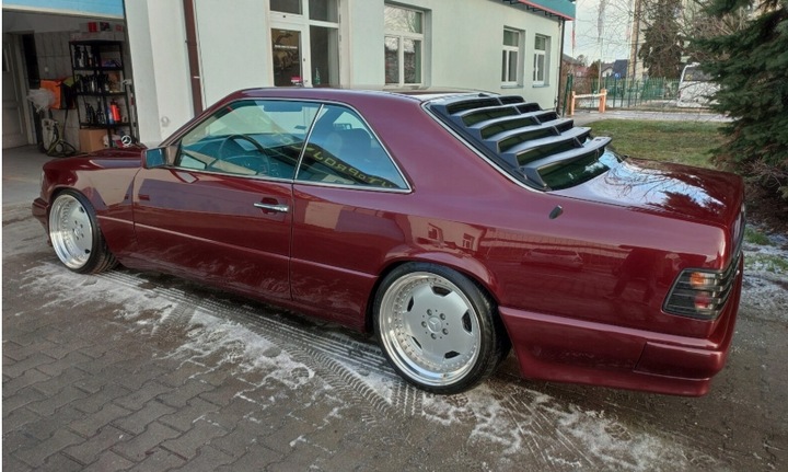 фото №6, Спойлер жалюзи ролета накладка mercedes w124 купе sedan пластик abs