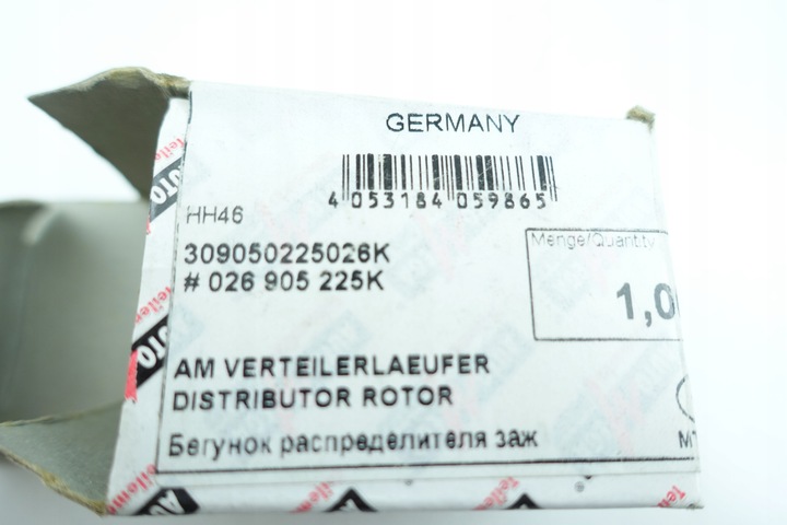 фото №9, Контактний палець розподільник запалювання automega 150029910 audi, vw.1.415.099r