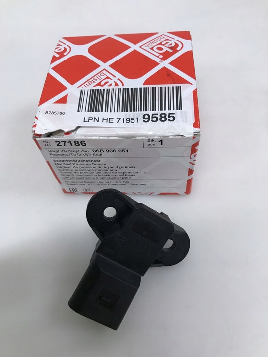 фото №10, Датчик давления воздуха - труба впускная [febi b