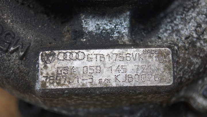 фото №11, Турбонагнетатель audi vw 2.7 tdi 059145721f