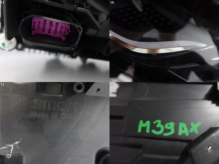 фото №12, Smart #1 22- лампа правая полный led cybersparks led+ eu