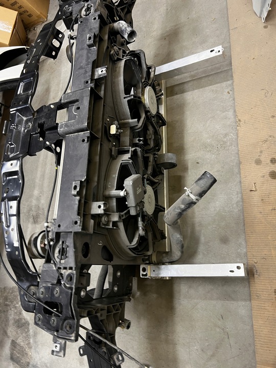 фото №10, Комплектний перед лампи радіатор infiniti q70 m35 m35h гібрид біла перлина