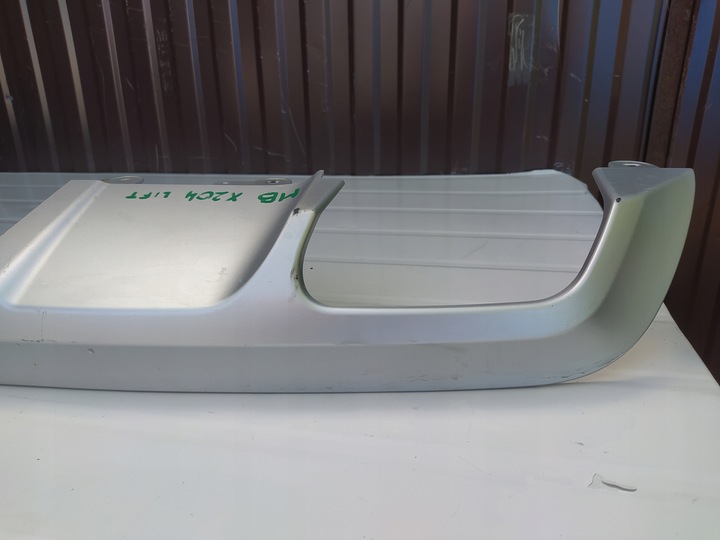 фото №7, Спойлер накладка дифузор планка нижня бампера зад - mercedes glk x204