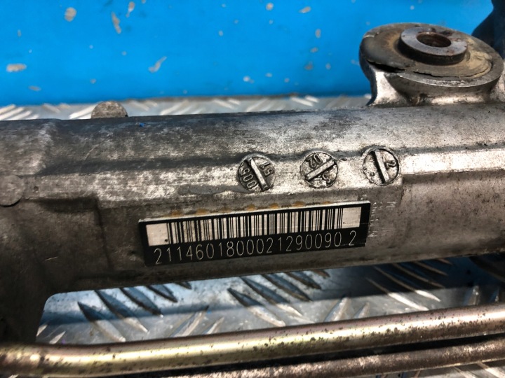 фото №14, Mercedes w211 2,2 cdi om646 рейка кермова рульова рейка bez датчик