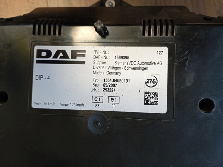 фото №3, Набір індикаторів daf оригінальний номер 1699396