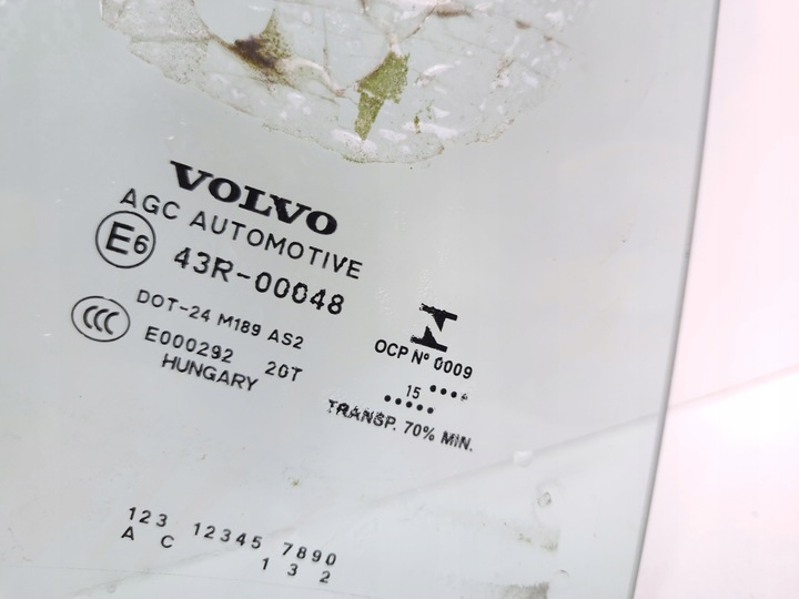 фото №2, Volvo v40 ii скло двері зад задня права as2 2015