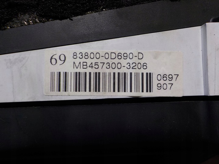 фото №7, Toyota yaris 1.4 d4d 2007r спідометр  / прилади / спідометр 838000d690