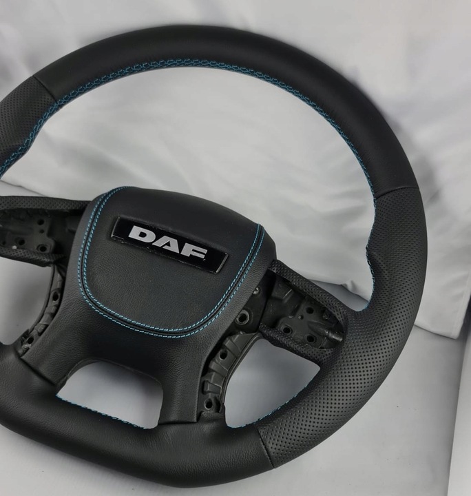 фото №5, Руль daf xf106 срезанная obszycie декоры модификации