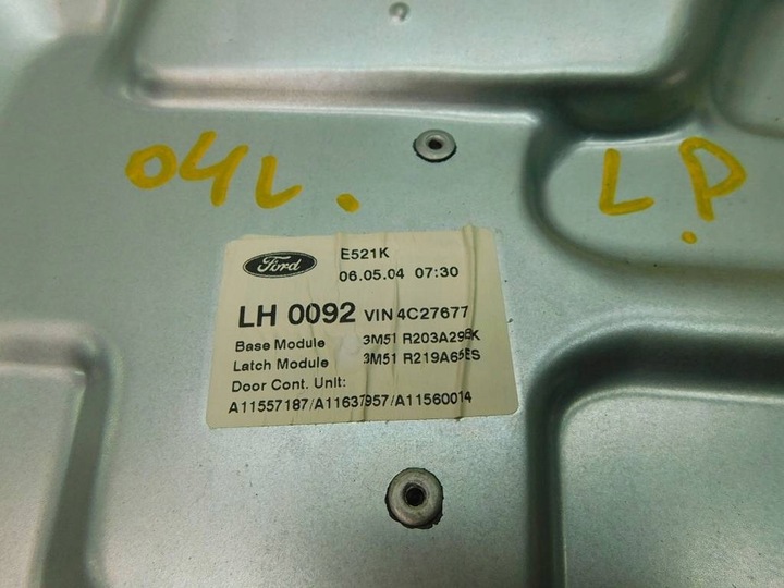 фото №7, Ford focus c-max i 04r подъемник стекла левый перед