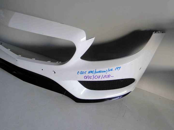 фото №14, Mercedes c класс w205 205 amg бампер переднее na датчики pts bez камеры