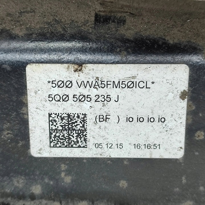 фото №6, Audi a3 s3 8v 2016 рама вспомогательная задняя