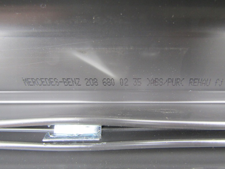 фото №16, 1 mercedes clk w208 планка пороговая накладка na порог перед чёрная левая правая