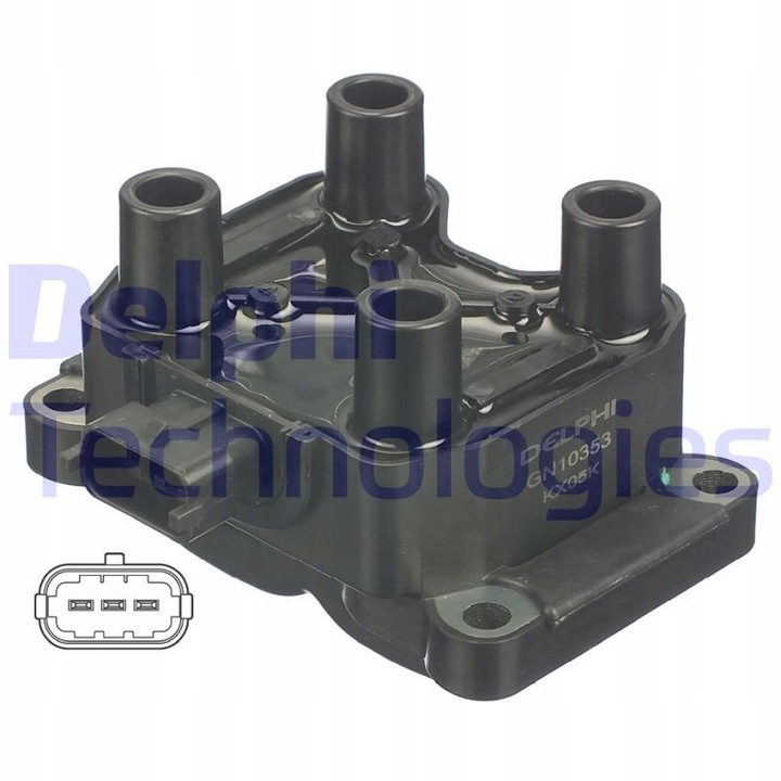 фото №1, Катушка зажигания fiat siena, palio, uno 1.0, 1.2