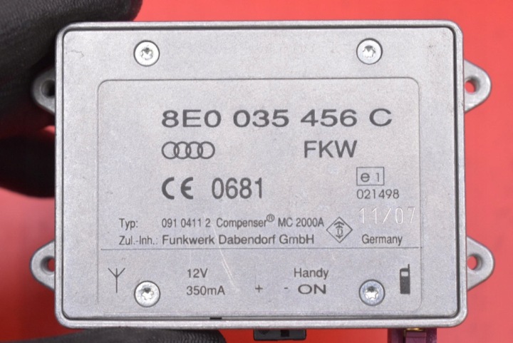 фото №7, Підсилювач антени 8e0035456c audi q7 4l 05-09