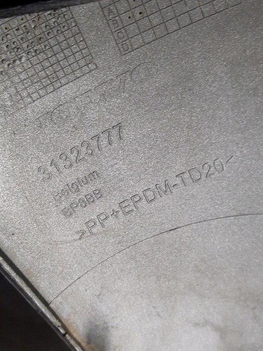 фото №14, Volvo xc60 31323777 спойлер накладка бампера зад планка спойлер дифузор