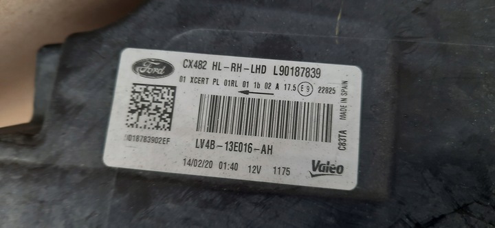 фото №10, Лампа перед правая ford kuga mk3 полный led