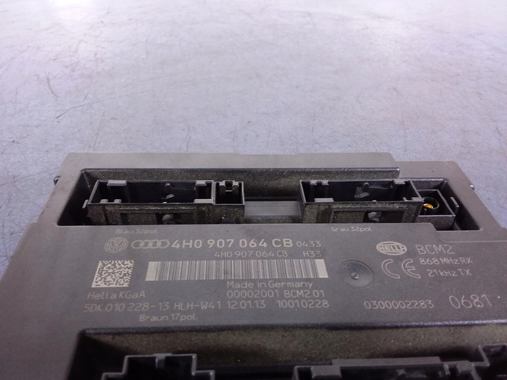 фото №4, Audi a8 d4 блок управления модуль комфорта 4h0907064cb