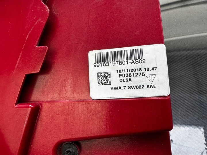 фото №9, Porsche carrera 911 991 991.2 gts turbo targa gt3 рестайлинг лампа зад правая usa