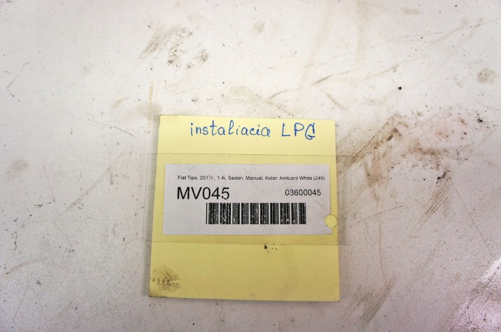 фото №16, Mv045 fiat tipo ii 1.4i установка газовая lpg kpl