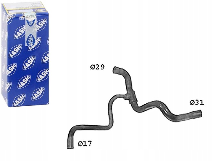 фото №1, Sasic шланг гибкий радиатор 7700829987 2603