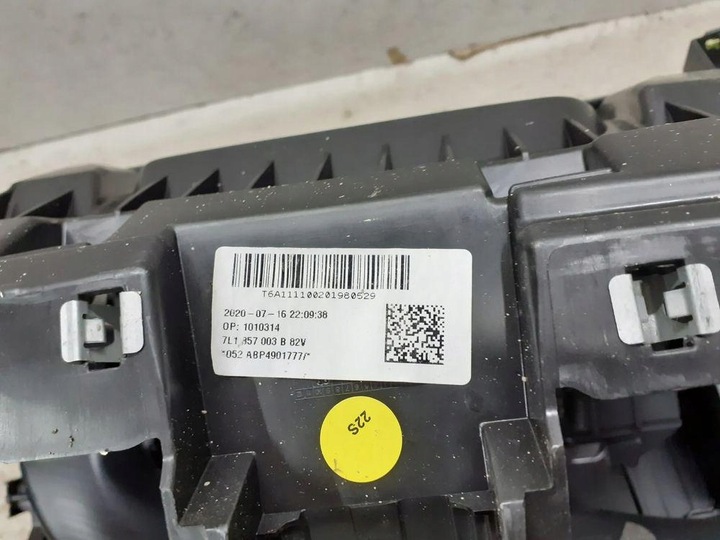 фото №10, Панель роздавальна консоль vw transporter t6.1 рестайлінг 2020- 7l1857003b