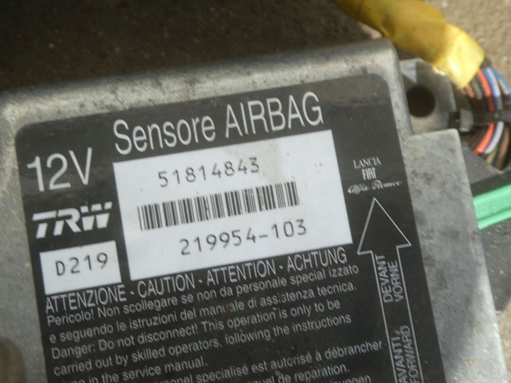 фото №8, Панель раздаточная модуль подушка ремни безопасности fiat croma ii