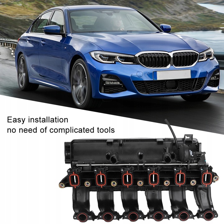 фото №8, Колектор впускний повітря 11617800585 замінник підходить до двигуна 3.0d