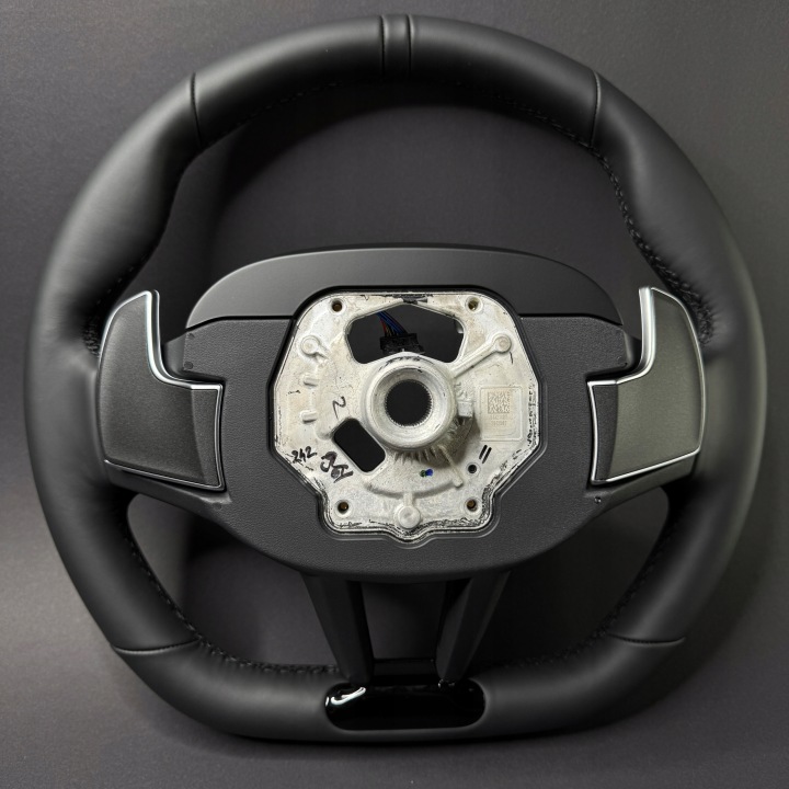 фото №9, Bmw g20 g21 g23 g22 g30 g02 g40 g42 g43 lci руль кожа чёрная нитка