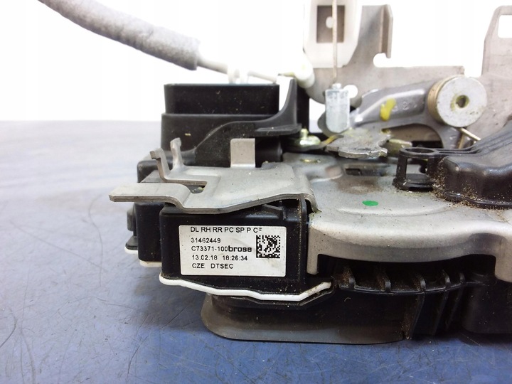 фото №4, Volvo xc60 ii замок двері зад правий 8 pin 31462449