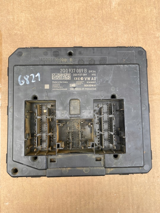 фото №1, Модуль комфорта volkswagen оригинальный номер 2q0937089b