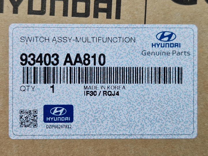 фото №15, Переключатель рулевой/подрулевой света поворотов hyundai elantra 93403aa810