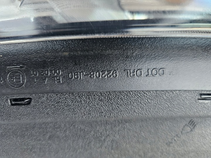 фото №14, Hyundai kona лампа полный led правая 92102-j9100 drl 92208-j90