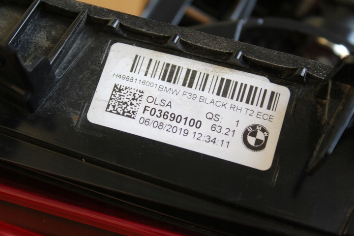 фото №11, Лампы зад комплект чёрный led jak новое bmw x2 f39