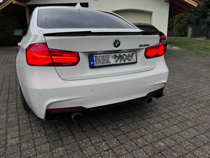 фото №12, Спойлер накладка спойлер bmw f30 m4 вид чёрный блеск спойлер