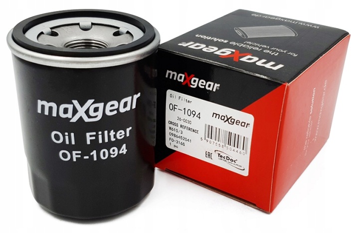 фото №11, Фильтр масла fiat brava maxgear 26-0030 фильтр масла