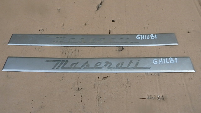 фото №1, Maserati ghibli планка порога декоративная перед комплект