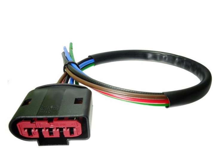 фото №1, З'єднувач штекер джгут 5 pin 1j0973775a з кабелем 2,50mm2