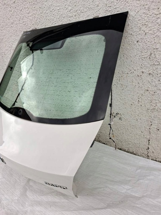 фото №9, Skoda rapid 2018 задня кришка багажника біла lf9e з скло