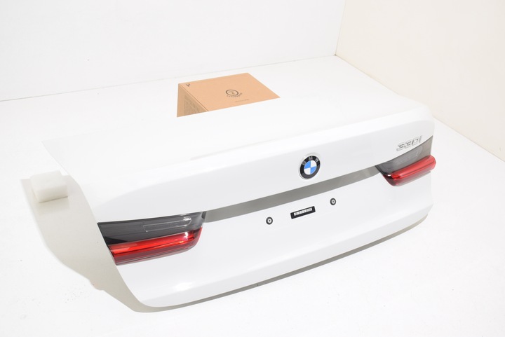 фото №12, Bmw 3 g20 крышка багажника бампер 6 pdc балка лампы зад 300 альпийский белый 3