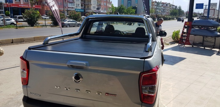 фото №13, Isuzu d max ranger ssangyong musso ролета надбудова алюмінієва